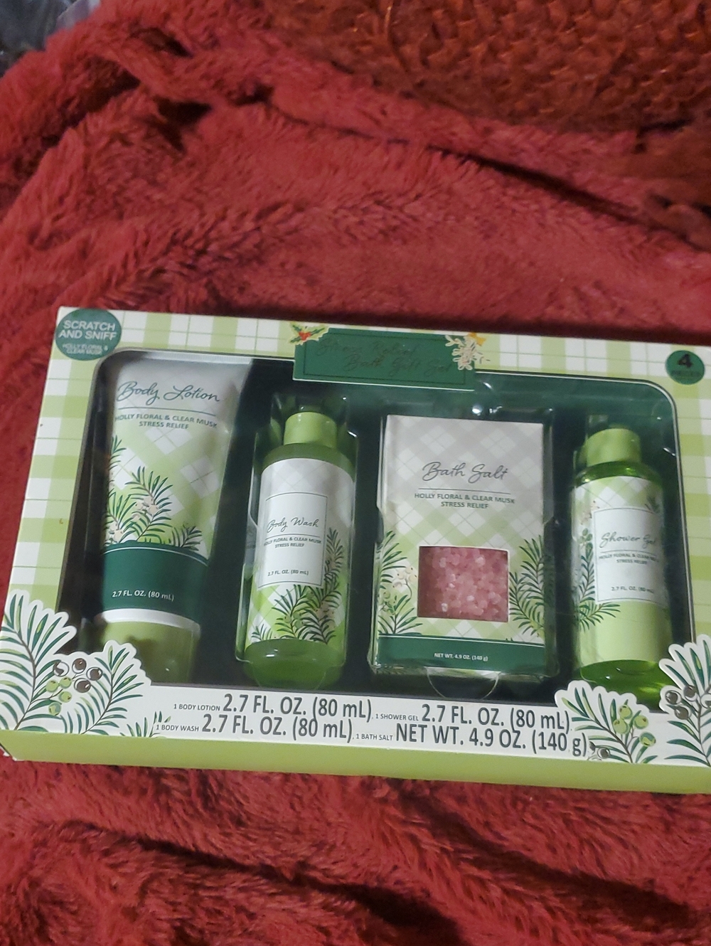 Spa Essentials Bath & Body Gift Set - Green